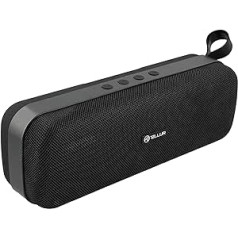 TELLUR Loop Bluetooth skaļrunis ar radio, 10 W, kompakta mūzikas kaste Bluetooth ar patiesu bezvadu stereo, radio Bluetooth Box, brīvroku funkcija, USB, MicroSD/TF slots, AUX ligzda 3,5 mm, BT 5.0