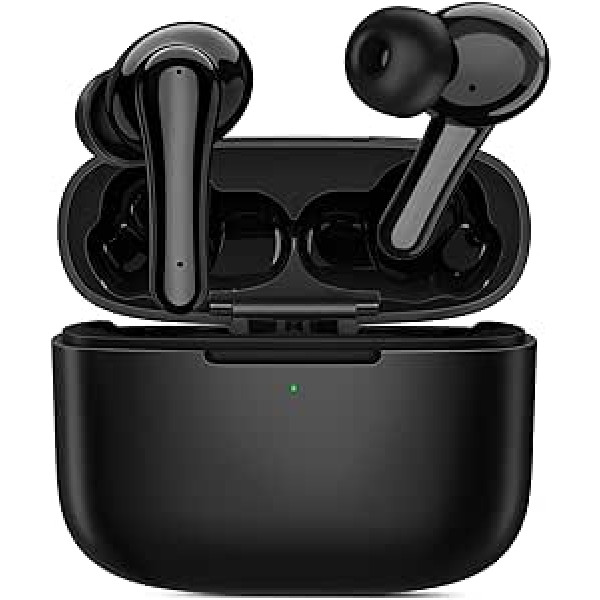 Bezvadu austiņas tālrunim iPhone 15 Pro Max 14 13 12 5G, HiFi stereo ausīs ievietojamas austiņas Bluetooth 5.2 ar ENC mikrofonu, bezvadu austiņas Sport tālrunim Pixel 8 7a Galaxy A34 A54 A33 A53 Samsung S23 FE S22