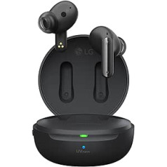 LG Tone Free DFP9 In-Ear Bluetooth austiņas ar Meridian Sound un Active Noise Cancellation (ANC), saderīgas ar Siri un Google Assistant, melns