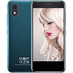 CUBOT J20 Smartphone without Contract with 4.0 Inch Small Screen Mini Smartphone 3 GB RAM + 32 GB ROM / 128 GB Expansion, Android 12, 2350 mAh Battery, 4G Dual SIM Mobile Phone (Green)