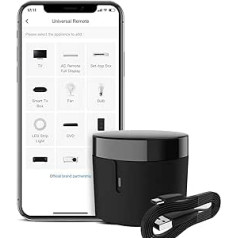 Broadlink RM4 Mini universāls WiFi IR bezvadu viedās mājas tālvadības pults IR raidītājs tālvadības televizors Gaisa kondicionētājs, izmantojot viedtālruni no jebkuras vietas, izmantojot 3G4G