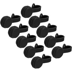 piegādes karte Magnetische Kabelclips 2,8 Zoll x 0,6 Zoll Schwarze magnetische Kabelorganisatoren Kabelbinder wiederverwendbare Kabelbinder für Zuhause, Küche, Büro, 10 Stück