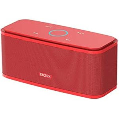 Doss SoundBox Touch bezvadu portatīvais Bluetooth skaļrunis sarkans