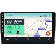 YUNTX [2 GB + 32 GB] Android 12 automašīnas radio ar navigācijas sistēmu Citroen Berlingo (2008-2019) 9 collu skārienekrāna bezmaksas kamera DAB/GPS/Stūres vadība/MirrorLink/Bluetooth