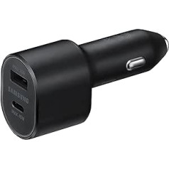 Samsung EP-L5300XBEGWW Dual Car Charger 45W + 15W Dual Port Black