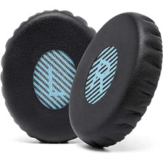 WC Wicked Cushions rezerves ausu spilventiņi Bose On-Ear 2 (OE2 un OE2i) austiņām — Bose SoundTrue un SoundLink On-Ear (OE) austiņām — mīkstāka āda, greznas atmiņas putas, īpaši biezs