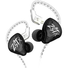 CCA KZ ZST X In-Ear Austiņas 1BA 1DD Kabeļa austiņas HiFi Ergonomiskas spēļu austiņas ar 2-Pin noņemamu kabeli dziedātājiem Mūziķiem Audiophile DJ