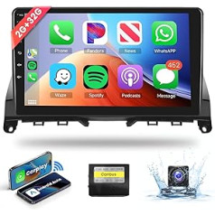 Mercedes C-Class W204 S204 2007-2014 2+32G podofo Android 11 Auto radio Apple Carplay Wireless HI FI Bluetooth ar ekrānu ar navigāciju AHD atpakaļgaitas kamera Bluetooth RDS/FM radio DVR funkcija