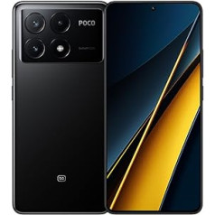 Xiaomi Poco X6 Pro viedtālrunis 8+256GB 4nm procesors 64MP trīskāršā kamera (melna)