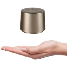 Holiday Portable Bluetooth Speaker, Wireless TWS Pairing, Microphone, Use at Home/Travel/Camping/Gifts (Gold)