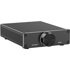 ESKEVE GF001 600 vatu HiFi pastiprinātājs, Mini 2,0 CH TPA3255 D klases stereo pastiprinātājs 300 W × 2, augstas klases skaļruņu pastiprinātājs, iekļauts 32 V barošanas avots