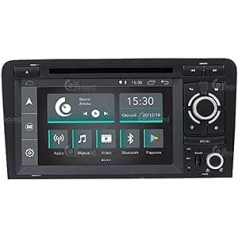 Costum Fit Car Radio priekš Audi A3 Android GPS Bluetooth WiFi Dab USB Full HD skārienekrāna displejs 7 collu Easyconnect