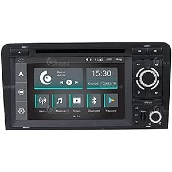 Costum Fit Car Radio priekš Audi A3 Android GPS Bluetooth WiFi Dab USB Full HD skārienekrāna displejs 7 collu Easyconnect