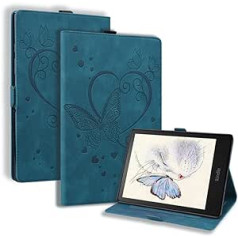 FDPEISHI Amazon Kindle Paperwhite 5 2021 6,8 colio | Suderinamas su Funda Kindle Paperwhite Signature Edition 11st Generation E-Reader (2021 m. leidimas), Blue, Butterfly, Paperwhite 11st 2021