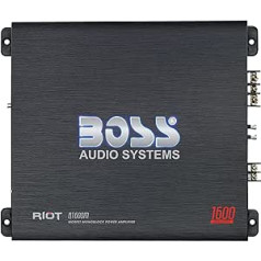 Boss Audio Riot R1600M monoblokas, Klasse A/B-Verstärker su 1600 vatų