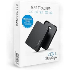 Zen L GPS izsekotājs — kustības sensors un brīdinājums par zādzībām bez SIM kartes. GPS izsekotājs automašīna, motocikls, motorolleris — ūdensizturīgs un aizsardzība pret traucējumiem, ir iekļauts abonements visā Eiropā