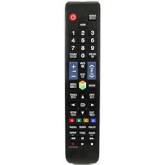 121AV Replacement Remote Control for Samsung Suitable for all Samsung 3D LCD LED Smart TVs - No Setup Required - Perfect TV Replacement Remote Control AA59-00582A