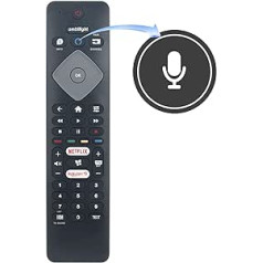 VINABTY RC4154405/01R 398GM10BEPHN0021 Remote Control Replaces 398GM10BEPHN0021PH Replaces Remote Control for Philips TV 43PUS7805/12 50PUS7805/12 70PUS7805/12 43PUS8105 5 00PUS78 55 55PUS7805