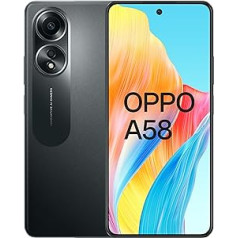 OPPO A58 17,1 cm (6,72 collas) dubultā SIM karte Android 13 4G USB Type-C 6 Go 128 Go 5000 mAh melns