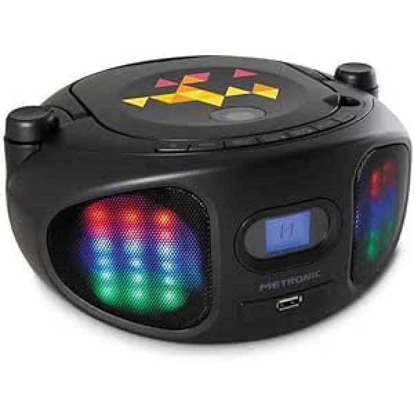 METRONIC Radio CD MP3 USB ar Lichterkette