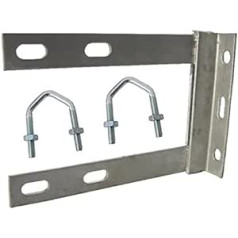 Auline TV Aerial Wall Mount Bracket Galvanised 9