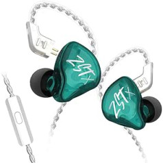 CCA KZ ZST X In-Ear Austiņas 1BA 1DD Kabeļa austiņas HiFi Ergonomiskas spēļu austiņas ar 2-Pin noņemamu kabeli dziedātājiem Mūziķiem Audiophile DJ