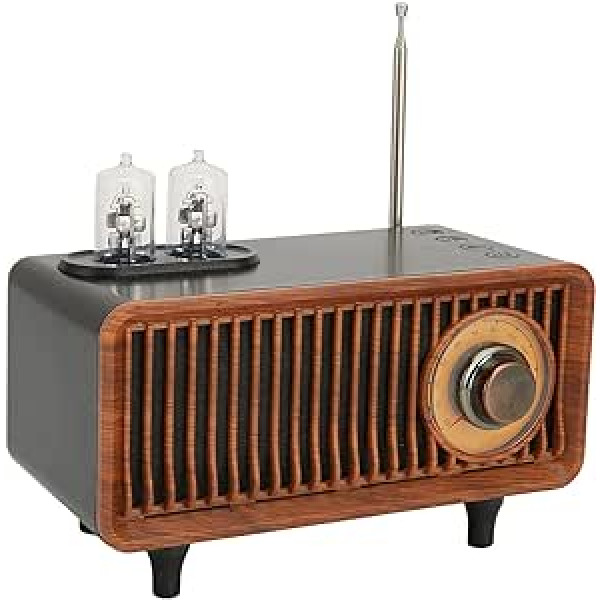 VBESTLIFE retro Bluetooth skaļrunis, vecmodīgs bezvadu Bluetooth skaļrunis ar senlaicīgu interjeru ar radio virtuves galdam Guļamistaba Biroja ballīte ārā