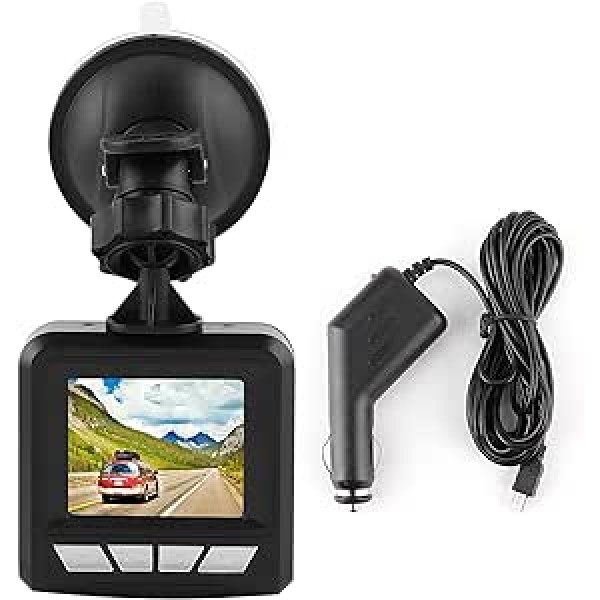 Dash Cam Car Dash Camera 1080P LCD displejs ierakstītājs DVR cilpas ierakstīšana 120° platleņķis + automašīna