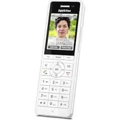 AVM FRITZ!Fon X6 White DECT Comfort Phone (High-Quality Colour Display, HD Telephony, Full Duplex Hands-Free Calling, Control FRITZ!Box Functions), White, German Version