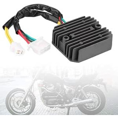 KIMISS Motociklu Sprieguma Regulators, Motocikla Regulators Sprieguma Taisngriežu Taisngriežu Alumīnija Sakausējuma Motociklu Taisngriežu Regulators priekš VF750C MAGNA VF700C VF700 VT800C GL500