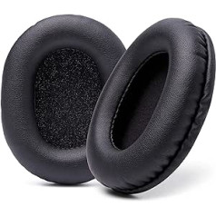 WC Wicked Cushions rezerves ausu spilventiņi Sony MDR 7506 | Mīkstākas ādas luksusa atmiņas putas | Nepārspējama izturība | Savietojams ar MDR 7506 / MDR V6 / MDR CD900ST (melns)