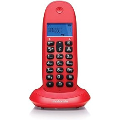 Telefono Inalambrico DECT Motorola C1001 Rojo Cereza