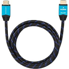 TechExpert HDMI 2.1 Cable 48 GB/s Flexible HDR eArc 2 Metres