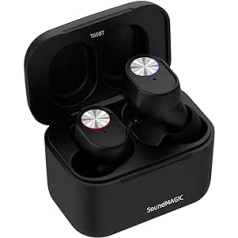 SoundMAGIC T60BT True Wireless Austiņas In-Ear Bluetooth Austiņas ar Mikrofonu HiFi Stereo Sporta Austiņas Ūdensizturīgas Melnas