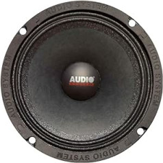 1 MIDRANGE Audio System KF-7 KF7 Speaker 16.50 cm 165 mm 6.5 Inch Diameter 150 Watt RMS and 300 Watt Max 4 Ohm Sensitivity of 95 dB