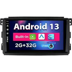 SXAUTO Android 12 IPS 9 collu automašīnas radio priekš Benz Smart Fortwo 451 (2005-2010) - iebūvēts CarPlay / Android Car / DSP - atpakaļgaitas kamera bez maksas - 2G + 32G - stūres vadība DAB Fast Boot WiFi - 2