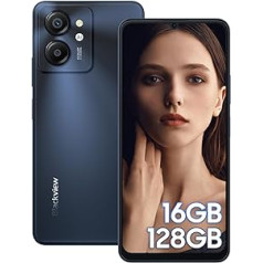 Blackview Color 8 (16GB + 128GB) mobilais tālrunis bez līguma 6,75 collu HD+ viedtālrunis lēts Android 13, 90Hz, astoņkodolu Unisoc T616, 50MP + 8MP, 6000mAh, 4G Dual SIM, mobilie tālruņi bez Simlock,