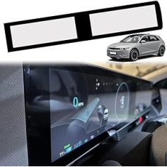 BestEvMod Ioniq5 ekrāna aizsargu aksesuāri Navigācijas skārienekrāna kliņģerīte, kas saderīga ar Hyundai Ioniq5 2022 piederumiem (LHD) (matēts melns/HD ekrāna aizsargs)