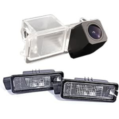 Kalakus Super Starlight Pro HD automašīnas atpakaļgaitas kameras parkošanās palīgierīce ar 8IR Night Vision 170° platleņķa ūdensizturīgu parkošanās kameru VW Phaeton Passat Skoda Golf 6 EOS Lupo Polo Seat Leon Amarok