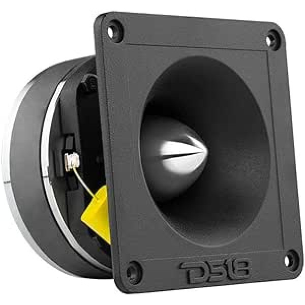 1 DS18 PRO-TWX6 PROTWX6 Square Compression Tweeter Driver 4 x 4 10 x 10 cm 240 Watt RMS 480 Watt Max 8 Ohm 112 dB SPL Home Party Pack of 1