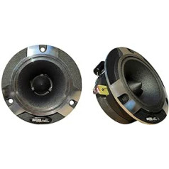 2 Super Tweeter MASTER AUDIO BST11/8 BST 11/8 ar 175 W RMS un 350 W Max ar 9,80 cm diametru 98 dB 8 omi ar 3,70 cm dziļumu uz pāri