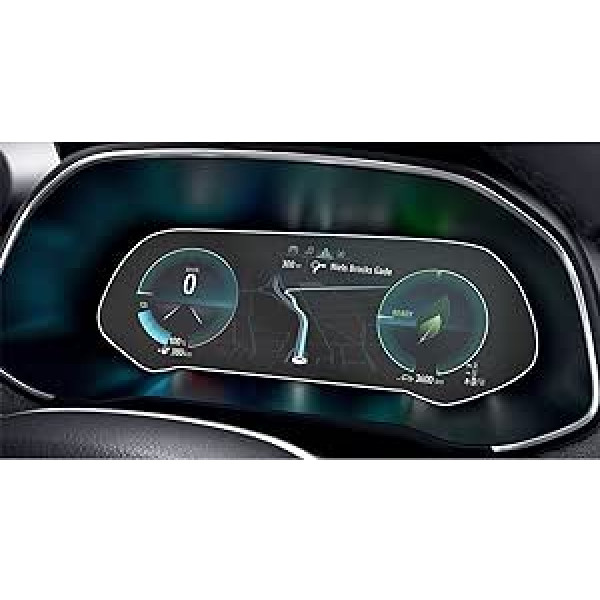 CDEFG saderīgs ar Renault Zoe 2020-2022 2023 automašīnas instrumentu paneļa aizsargplēvi 4H pret skrāpējumiem 10 collu GPS caurspīdīgs ekrāna aizsargs Zoe E-tech piederumi