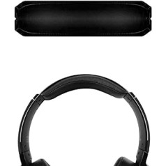 Geekria galvassegas nomaiņa priekš Sony MDR-XB950BT MDR-XB950N1 MDR-XB950B1 MDR-XB950AP MDR-XB950/H austiņu nomaiņas galvas stīpa (melna)