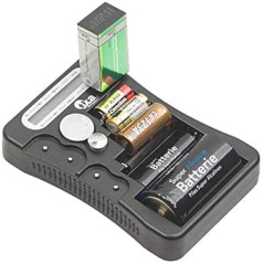 tka Köbele Akkutechnik Baterijos: Skaitmeninis Profi-Batterietester su LCD-Anzeige, für Gängige Batterien (Baterijos akumuliatoriaus, Akku Tester, Professionell)