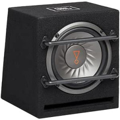 JBL BassPro 8 aktīvā zemfrekvences skaļruņa automašīnas komplekts Bass Reflex korpuss - 800 vati Harman Kardon basu kastes zemfrekvences skaļrunis 8 collas | 20 cm ar 100 vatu RMS D klases apakšpastiprinātāju Bass Reflex slota porta kastē, 