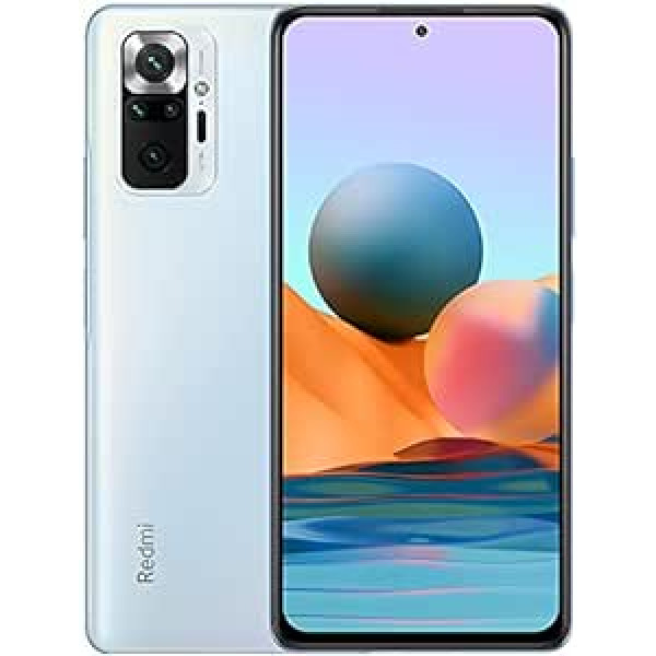 Xiaomi Redmi Note 10 Pro viedtālrunis 128 GB, 6 GB RAM, divas SIM kartes, Glacier Blue, 6 GB + 128 GB