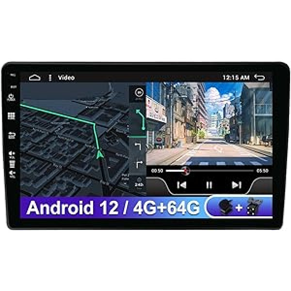 9 collu IPS 2 DIN Android 12 automašīnas radio priekš Audi A4 B6 B7 S4 RS4 2000-2009 ar GPS navigācijas atbalstu Bluetooth DAB USB Carplay Android Car WiFi 4G MirrorLink RDS 4G + 64G