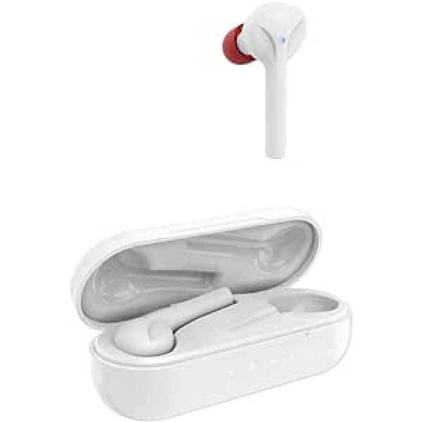 Hama Spirit Go Bluetooth austiņas (True Wireless In Ear White, Bezvadu, ar USB C uzlādes kastīti), mazas