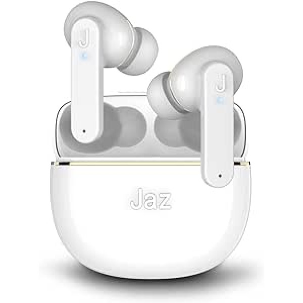 SBS Jaz Loop Tws True Wireless Stereo White In-Ear 400 Mah uzlādējamas bezvadu austiņas, mūzikas un zvanu pārvaldības pogas, iebūvēts mikrofons