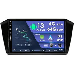 MISONDA 10 collu IPS Android automašīnas radio priekš VW Passat B8 (2015-2019), iebūvēts DSP, Carplay + atbalsts Dab + WiFi, BT, GPS, AUX, MirrorLink, WiFi, RDS - 4G + 64G